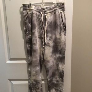 Tie dye sweatpants with pockets